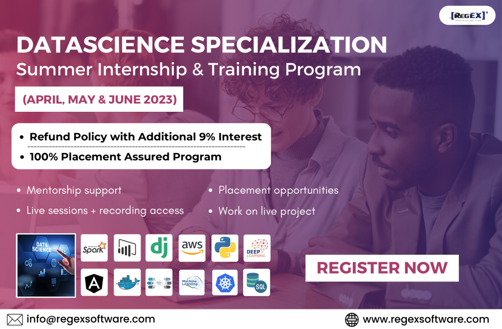 DataScience Specialization - Summer Internship & Training Program