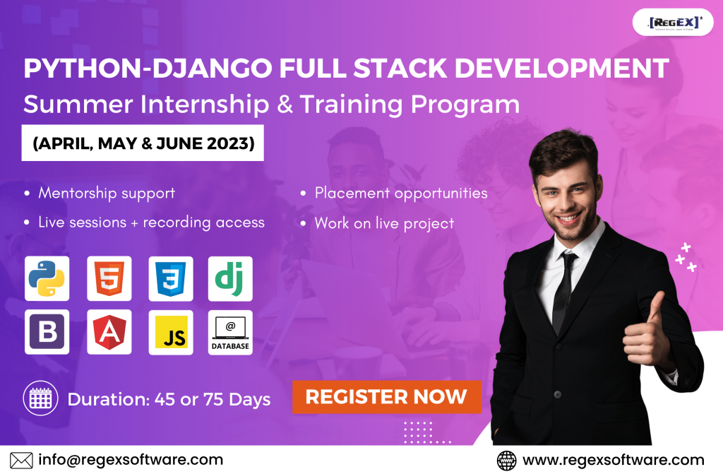 Python-Django - Summer Internship & Training Program