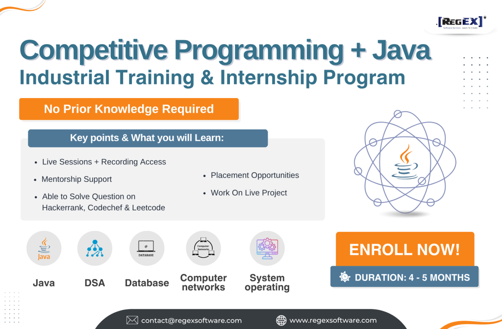 Industrial Internship & Training Programs - Regex Software