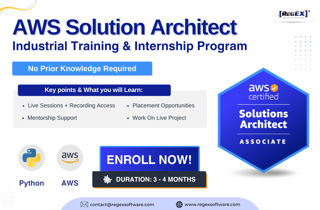 Industrial Internship & Training Programs - Regex Software